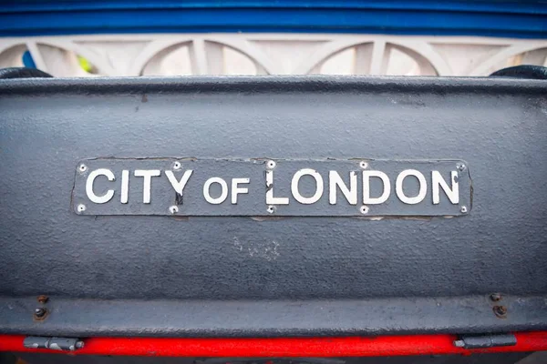Dustbin Labeled City London London England United Kingdom Europe — Φωτογραφία Αρχείου