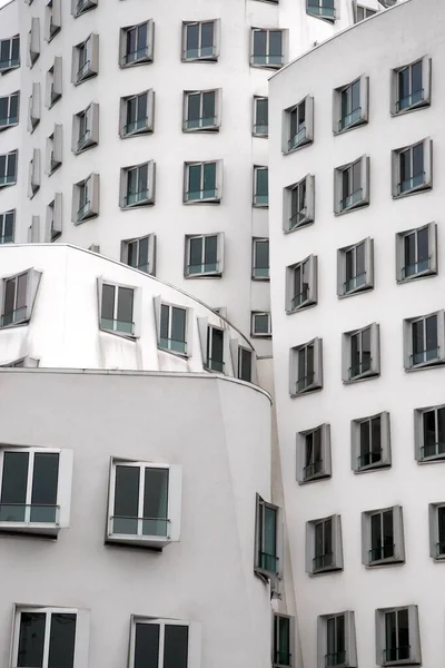 Gehry Buildings Duesseldorf Észak Rajna Vesztfália Németország Európa — Stock Fotó