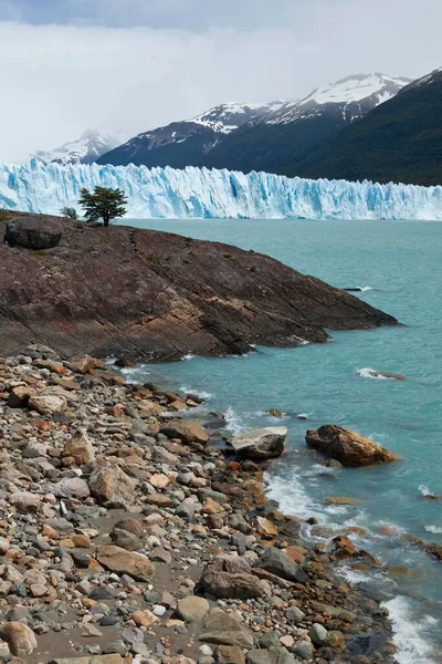Glacial Ice Perito Moreno Glacier Lake Lago Argentino Santa Cruz — Fotografia de Stock
