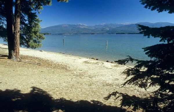 Beach Priest Lake Idaho Usa North America — Stockfoto