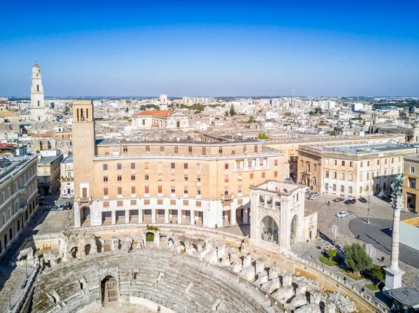 Historic City Center Lecce Puglia Italy Europe — 스톡 사진