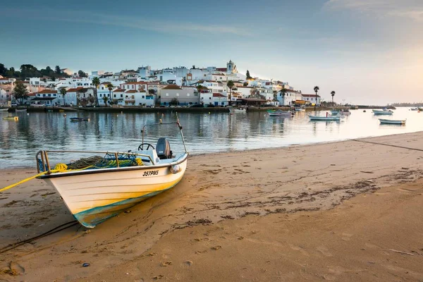 Boot Fischerdorf Ferragudo Algarve Portugal Europa — Stockfoto