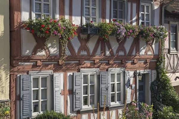 Historický Roubený Dům Století Knigsberg Dolní Franky Bavorsko Německo Evropa — Stock fotografie