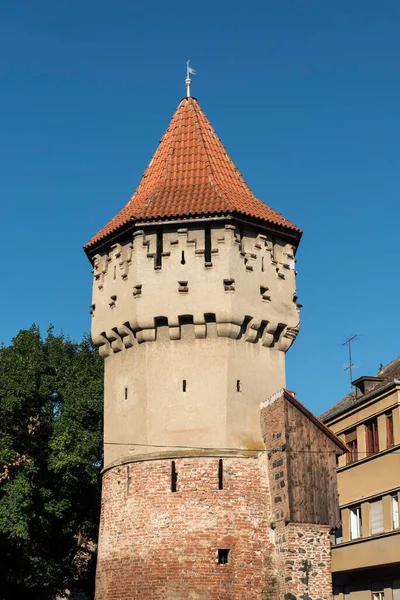 Coopers Vagy Carpenters Tower Turnul Dulgherilor Sibiu Románia Európa — Stock Fotó