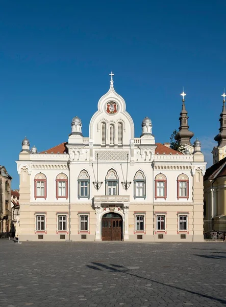 Residenza Vescovile Serba Palazzo Episcopale Union Square Timisoara Romania Europa — Foto Stock