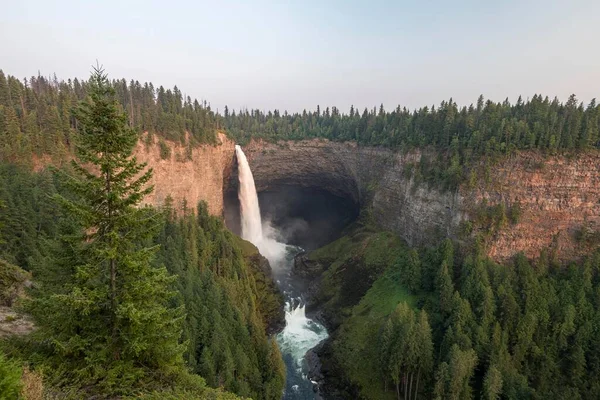 Helmcken Falls Waterfall Wells Gray Provincial Park Murtle River British — Stock Photo, Image