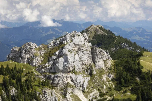 Kesselwand 1721M Mangfall Mountains Chiemgau Alps Bavarian Alps Upper Bavaria —  Fotos de Stock