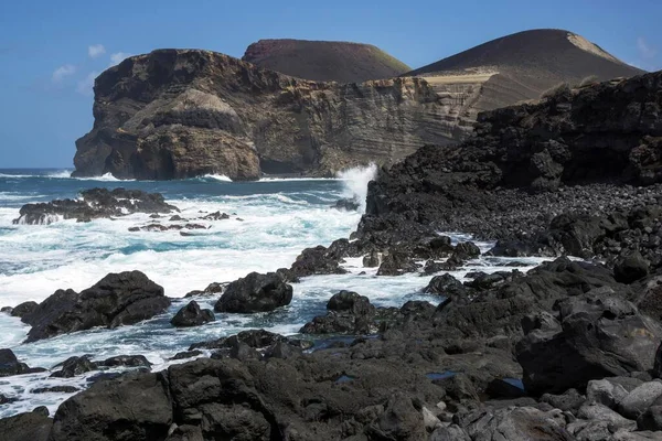 火山風景 ヴァルコ カペリーノス ポンタ カペリーノス カペロ フェア島 アゾレス諸島 ポルトガル ヨーロッパ — ストック写真