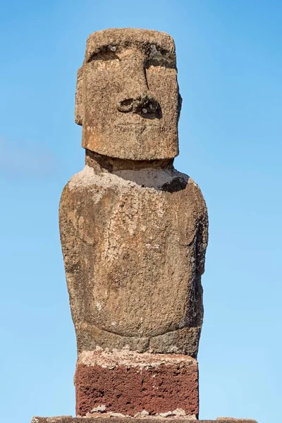 Moai Στο Ahu Tahai Complex Hanga Roa Εθνικό Πάρκο Rapa — Φωτογραφία Αρχείου