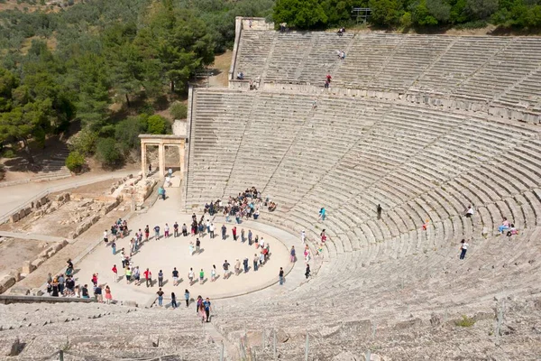 Antik Tiyatro Epidaurus Moreloponnese Yunanistan Avrupa — Stok fotoğraf