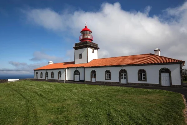 Fyr Lajes Das Flores Flores Azorerna Portugal Europa — Stockfoto