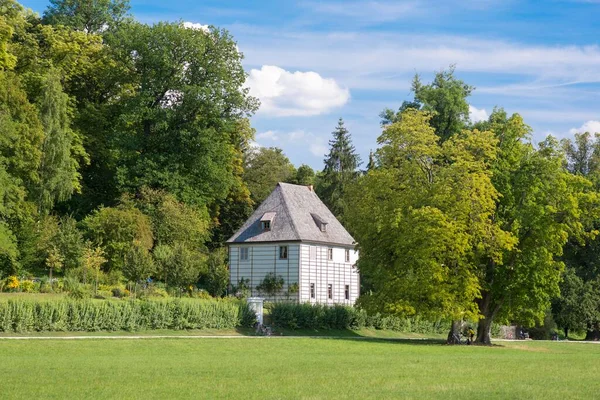 Goethe Casa Jardín Parque Ilm Patrimonio Humanidad Unesco Weimar Turingia — Foto de Stock