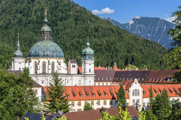 Еттальський Монастир Верхня Баварія Баварія Німеччина Європа — стокове фото