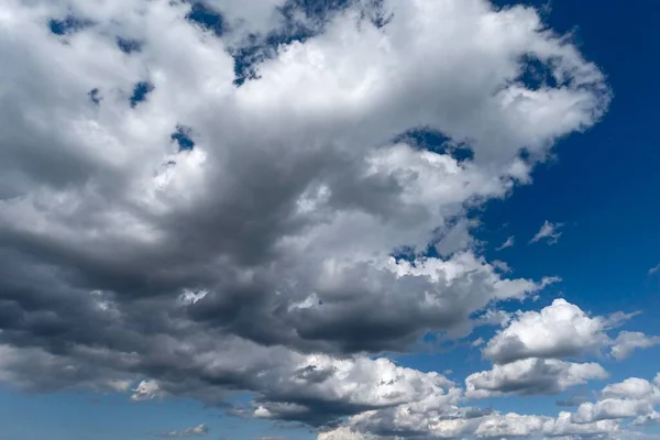 Дощові Хмари Німбострат Нижня Саксонія Німеччина Європа — стокове фото