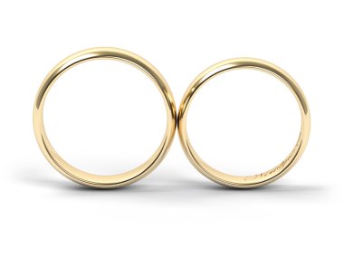 Evlilik yüzükleri.