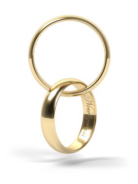 Evlilik yüzükleri.