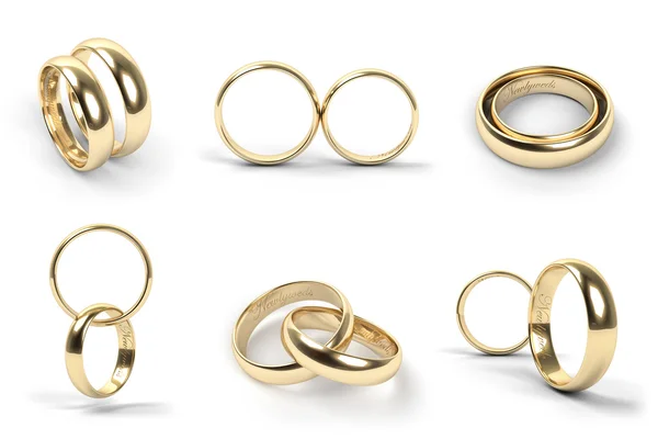 Wedding rings — Stock Photo, Image