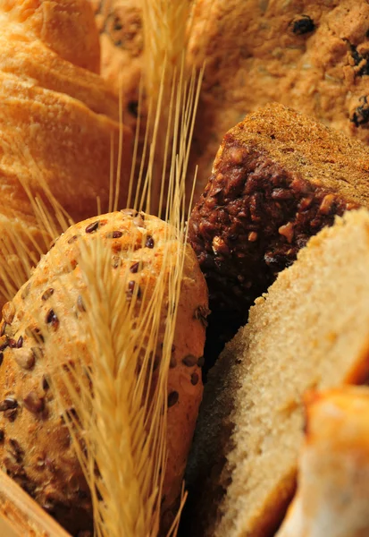 Pão e Rolos — Fotografia de Stock