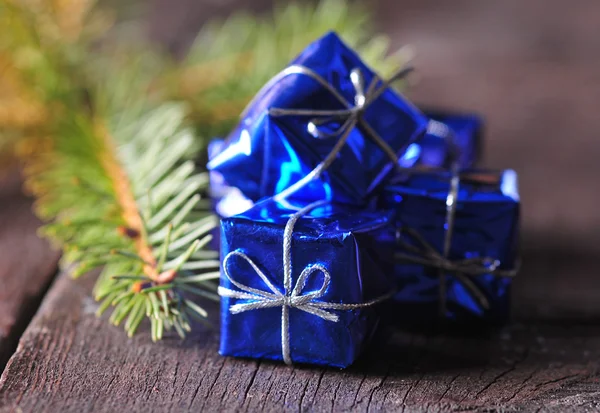 Pequenos pacotes de Natal — Fotografia de Stock