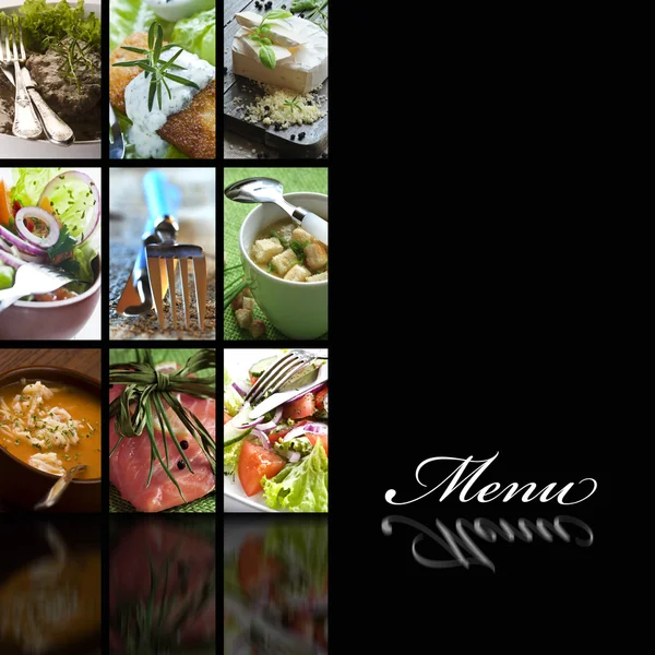 Menu cover page — Stock Image Menu cover page Stock Picture