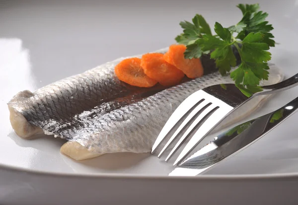 Fresh herring fillet — Stock Photo, Image