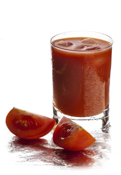 新鲜番茄汁 — 图库照片
