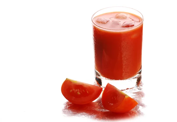 Färsk tomatjuice — Stockfoto