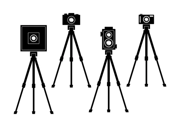 Ikony fotoaparátu — Stockový vektor