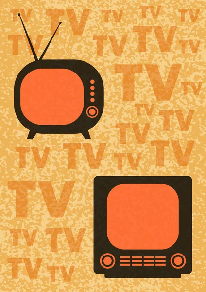 Retro Tv — Stock Vector