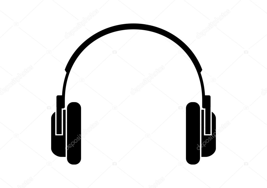 Icono de auriculares para DJ. Simple ilustración de auriculares DJ icono  vectoriales para diseño web aislado sobre fondo blanco Imagen Vector de  stock - Alamy