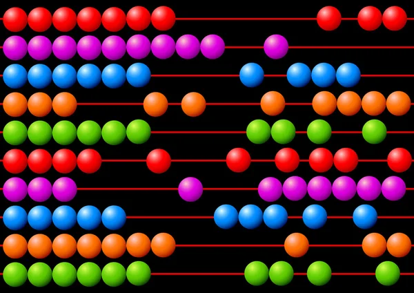 Közeli kép: abacus — Stock Vector