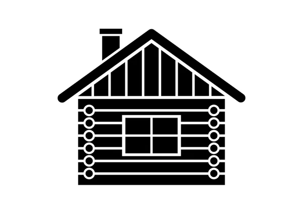 Blockhaus-Symbol — Stockvektor