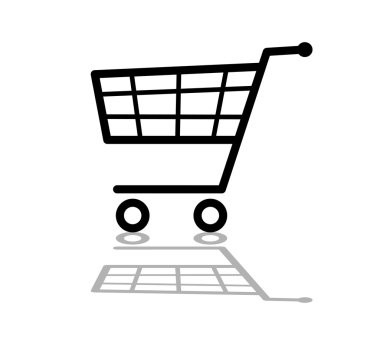 Alışveriş arabası.