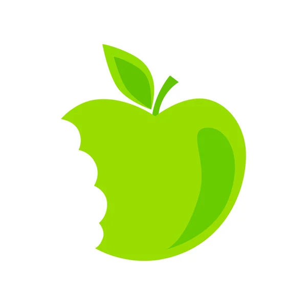 Πράσινο μήλο — Διανυσματικό Αρχείο