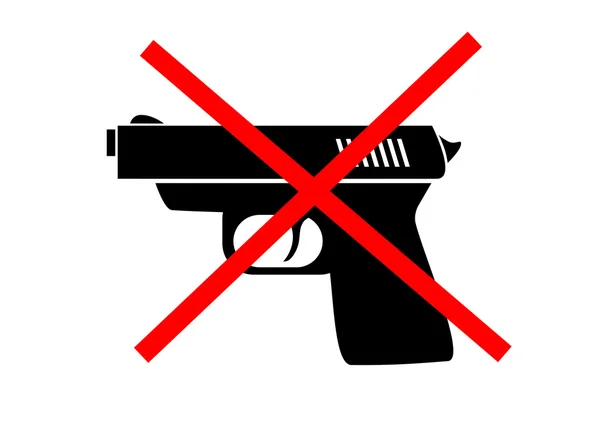 No gun — Stock Vector