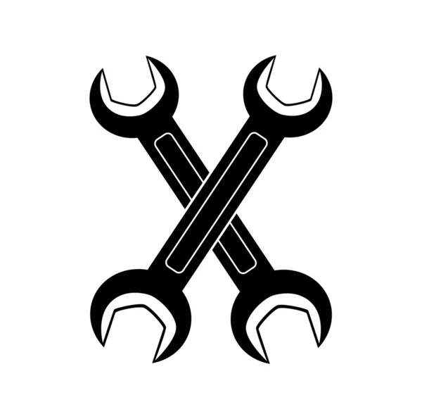Spanner icon — Stock Vector