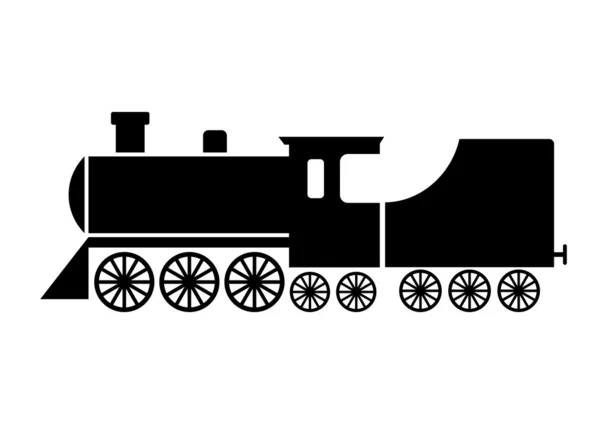 Icône de locomotive — Image vectorielle