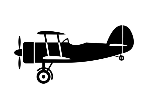Vliegtuigen pictogram — Stockvector