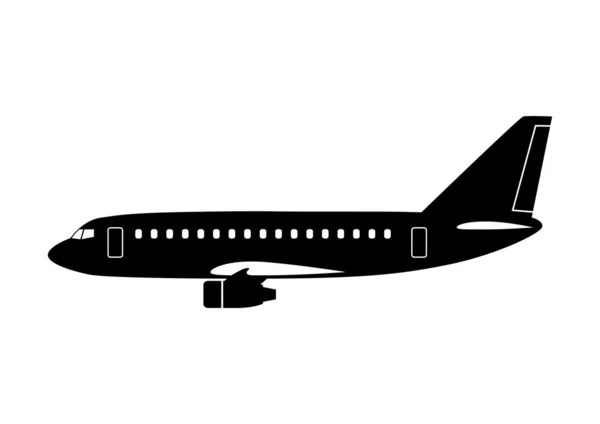 Icono de avión — Vector de stock