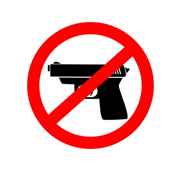 Geen pistool — Stockvector