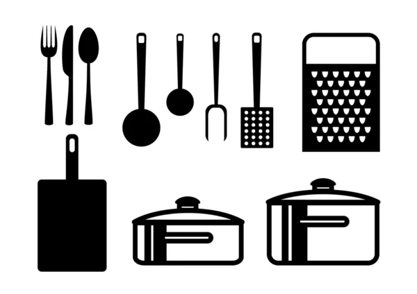 Utensilios de cocina — Vector de stock