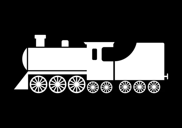 Ícone da locomotiva — Vetor de Stock