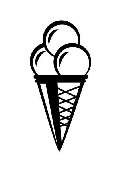 Ice cream icon — Stock Vector