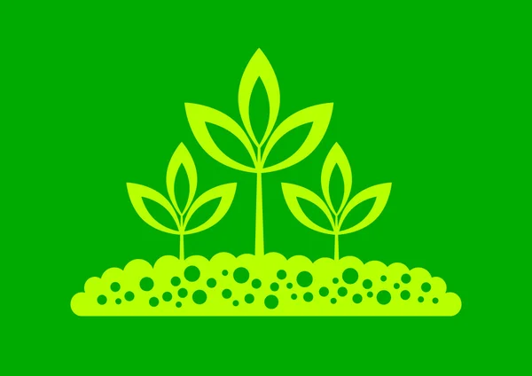 Ikona rostlin — Stockový vektor