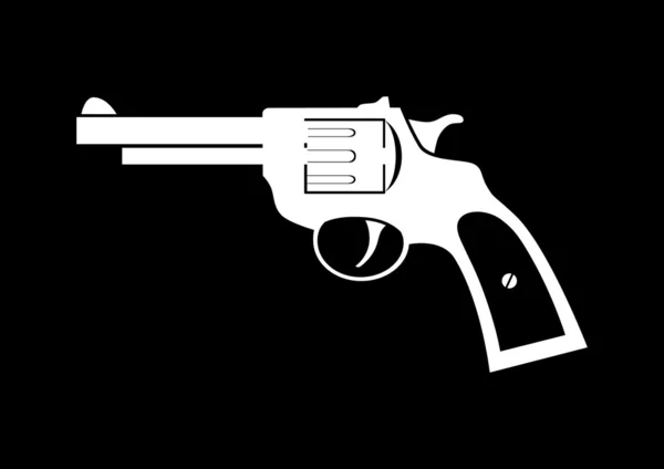 Icône Revolver — Image vectorielle