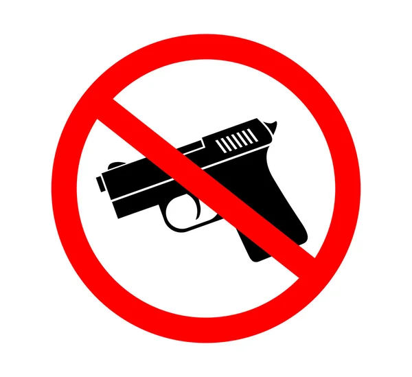 Geen pistool — Stockvector