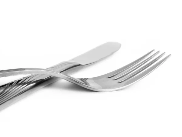 Cutlery on white background — Stock Photo, Image