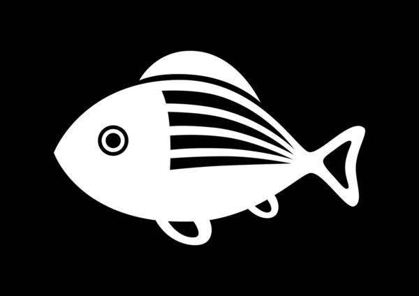 Pictograma pește — Vector de stoc
