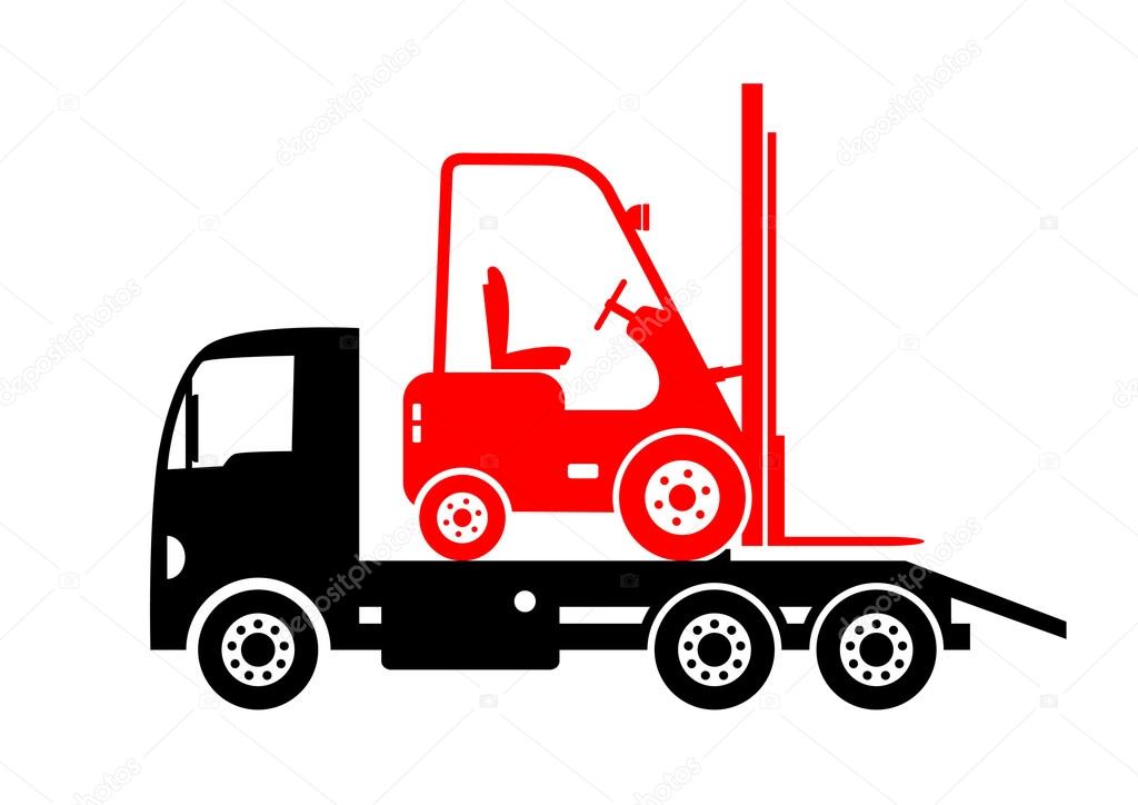 Tow truck and forklift