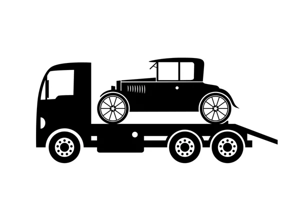 Буксирування вантажівки — стоковий вектор
